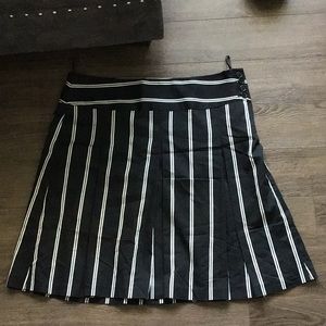 Black and White pin stripes - skirt